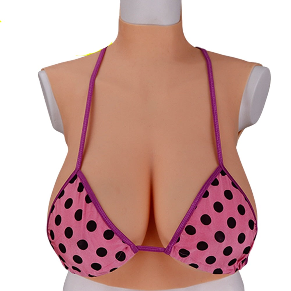 Silicone Breast Women Big Forms Enhancer Drag Queen Fake Boobs Bush Up G-KK  Cup