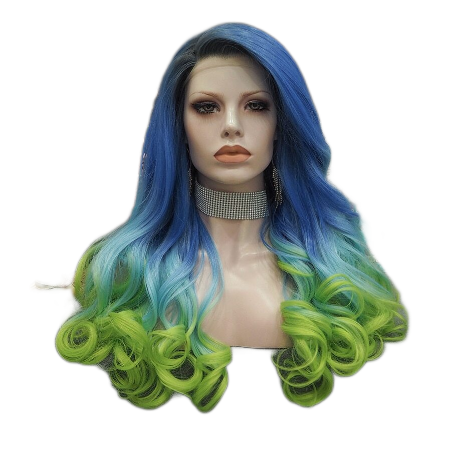 Tina Scious Ombre Blue Lace Front Wig The Drag Queen Store