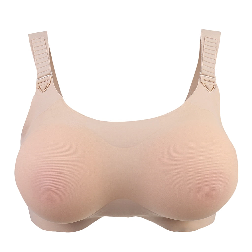 D Cup Silicone Breast Forms Crossdresser Fake Boobs TG DQ Half