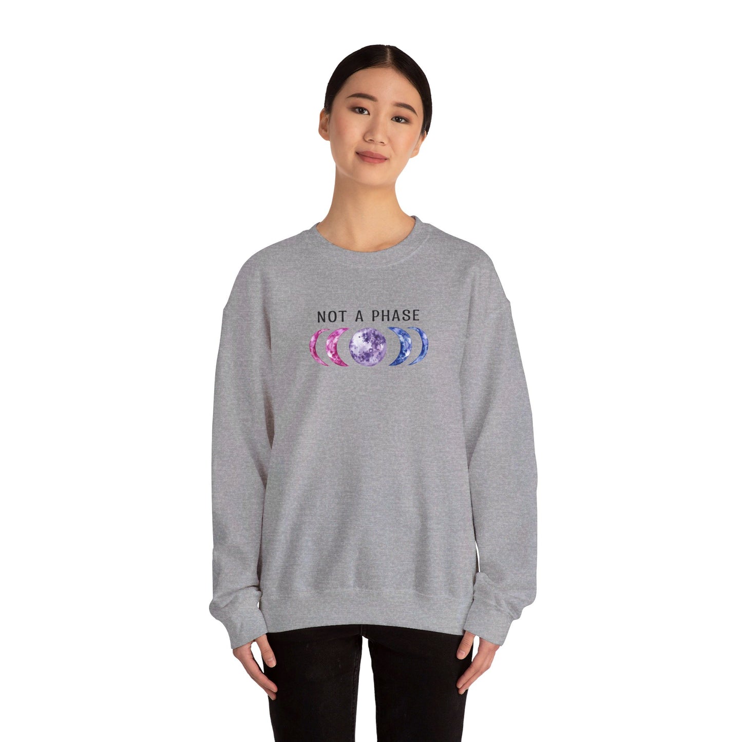 Bi Pride Not a Phase Bisexual LGBT Pride Sweatshirt