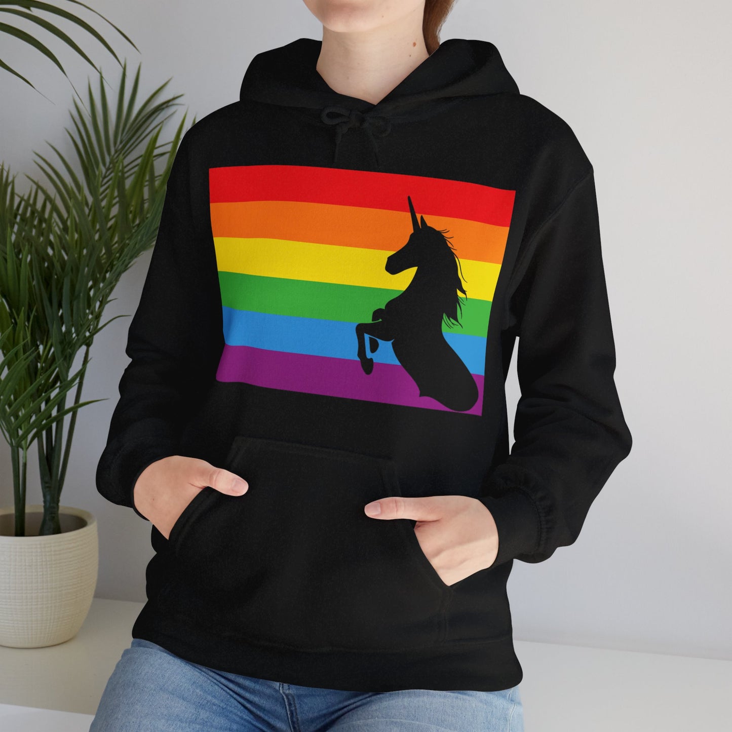 Pansexual Flag Unicorn Pan Pride LGBT Hoodie