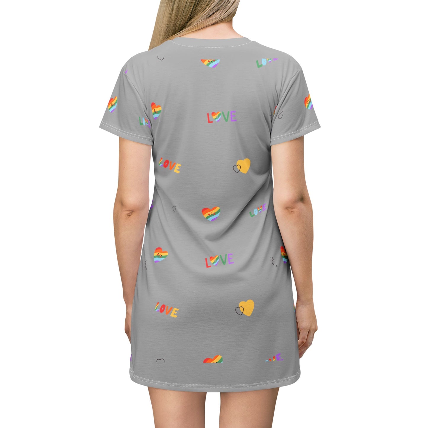 Gay Pride T-Shirt Dress