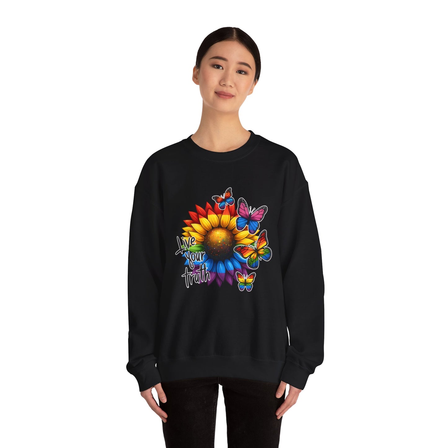 Live Your Truth Gay Pride Sweatshirt