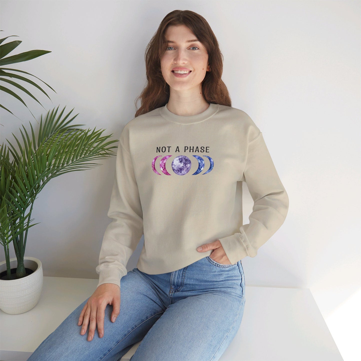 Bi Pride Not a Phase Bisexual LGBT Pride Sweatshirt