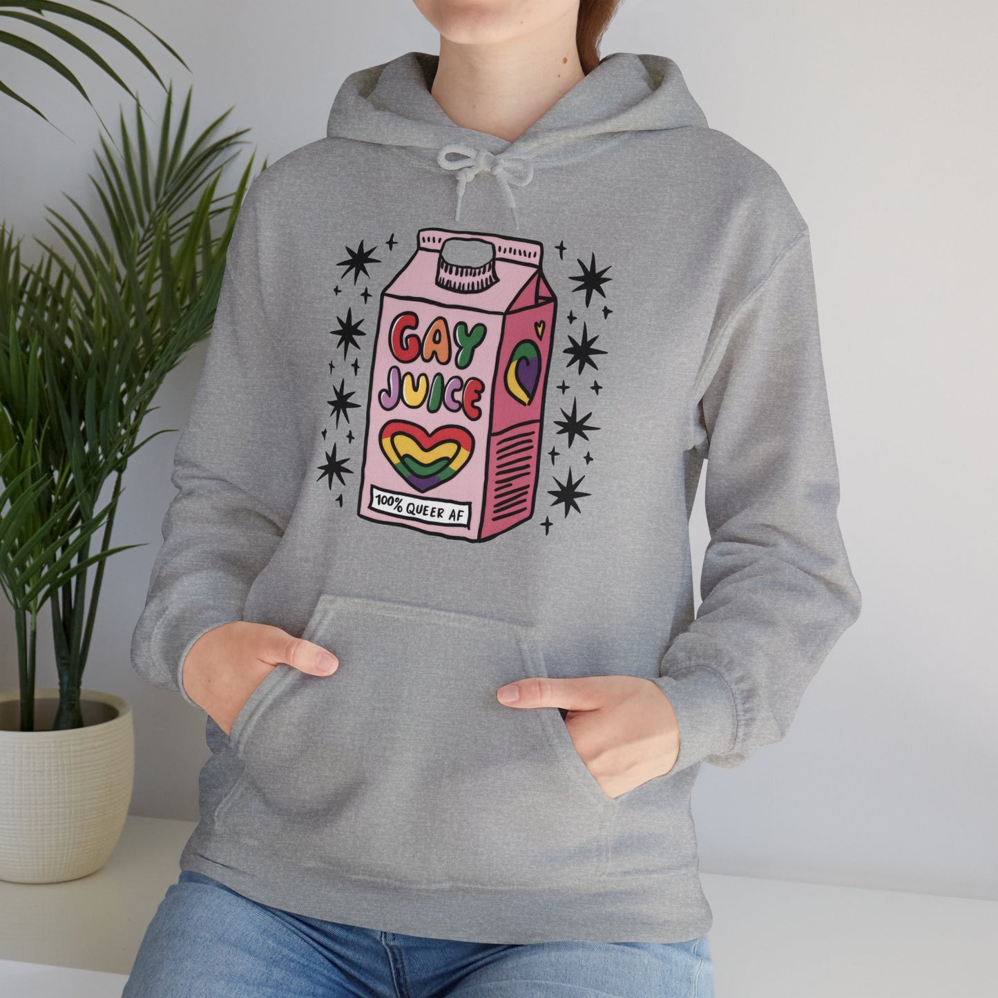 Gay Juice Pride Hooded Sweatshirt