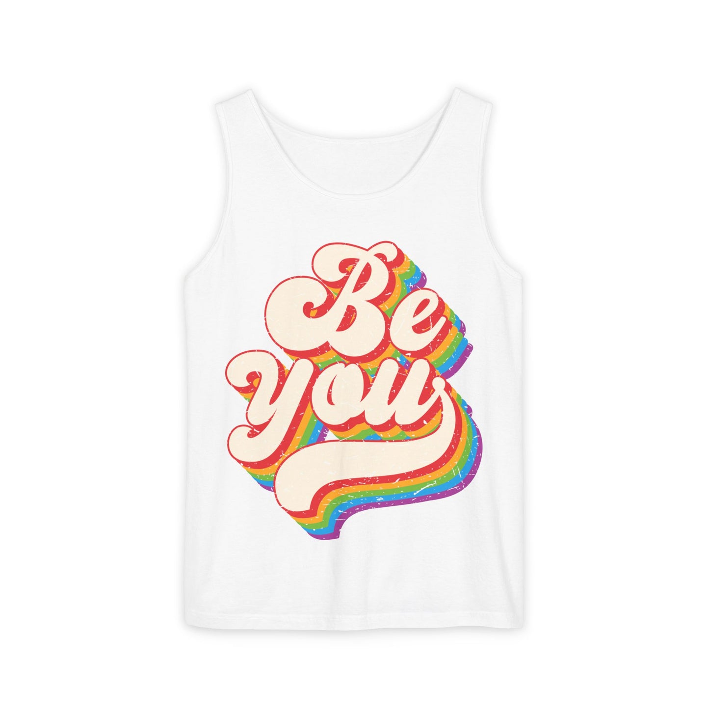 Be You Gay Pride Cotton Tank Top