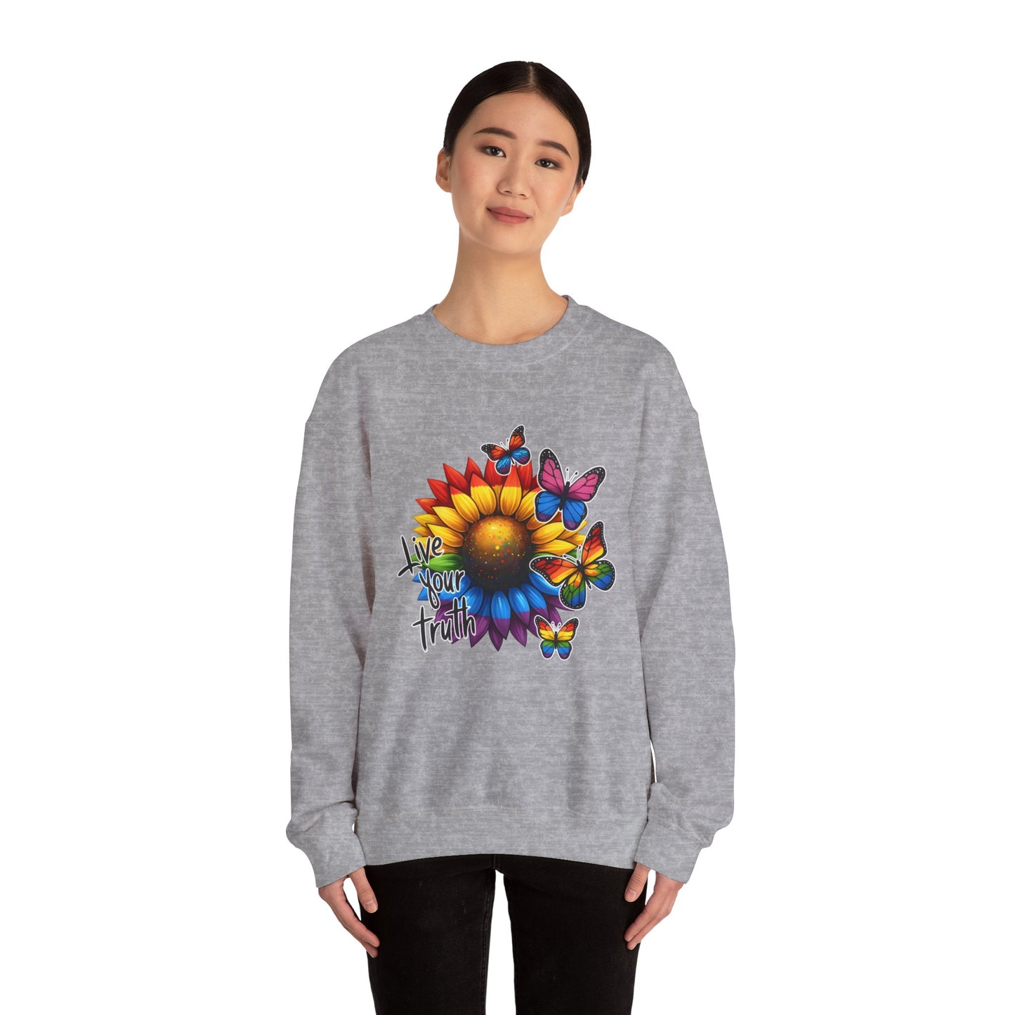 Live Your Truth Gay Pride Sweatshirt