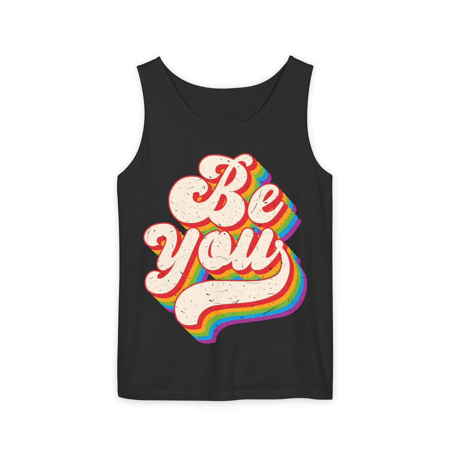 Be You Gay Pride Cotton Tank Top