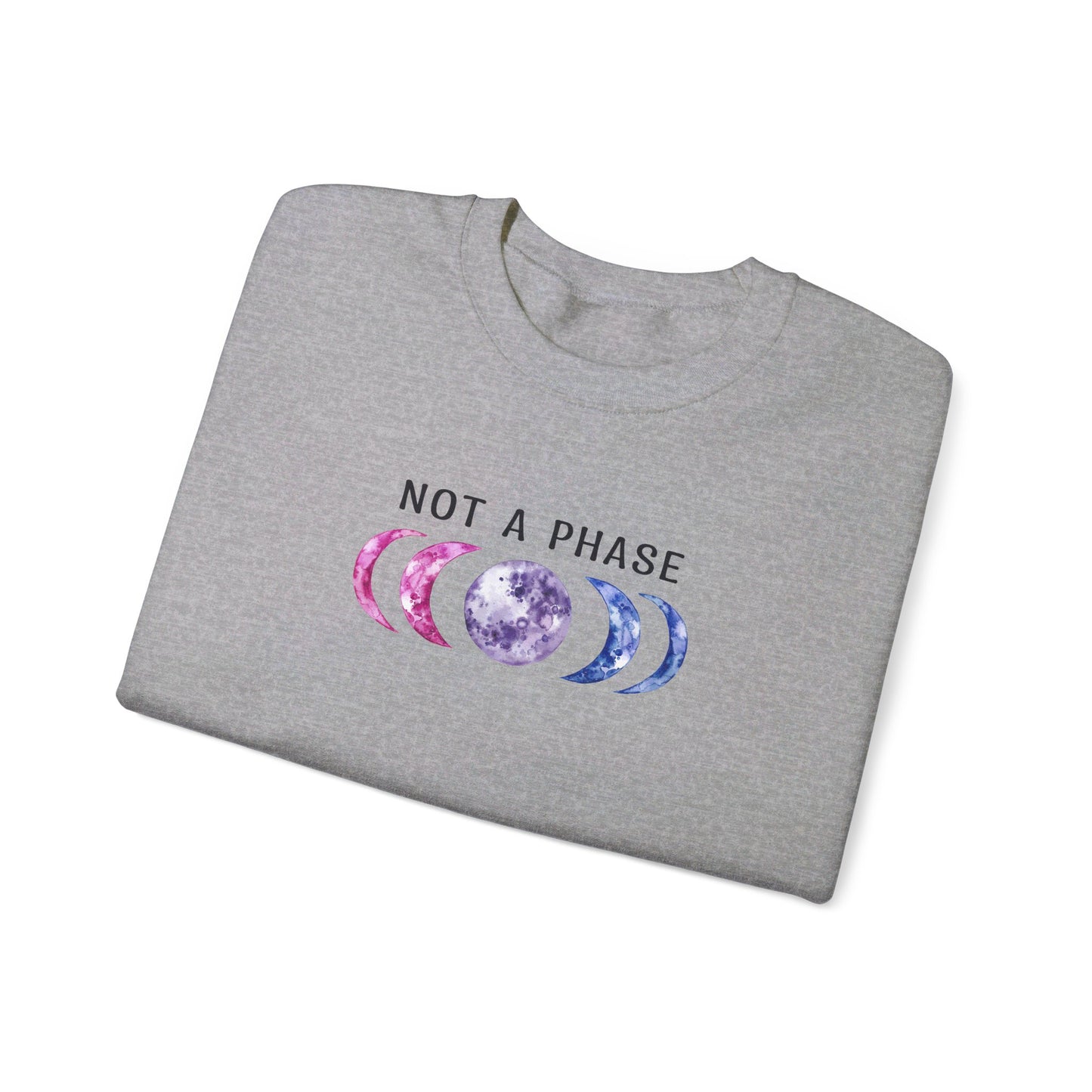 Bi Pride Not a Phase Bisexual LGBT Pride Sweatshirt