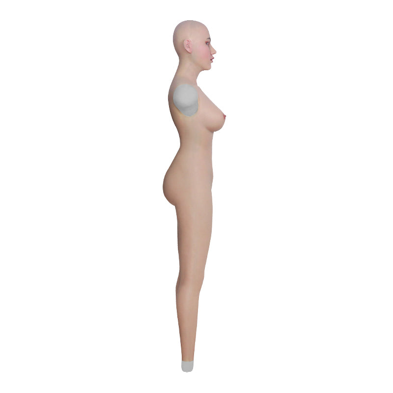 Breast Forms Silicone Bodysuit With Attached Mask