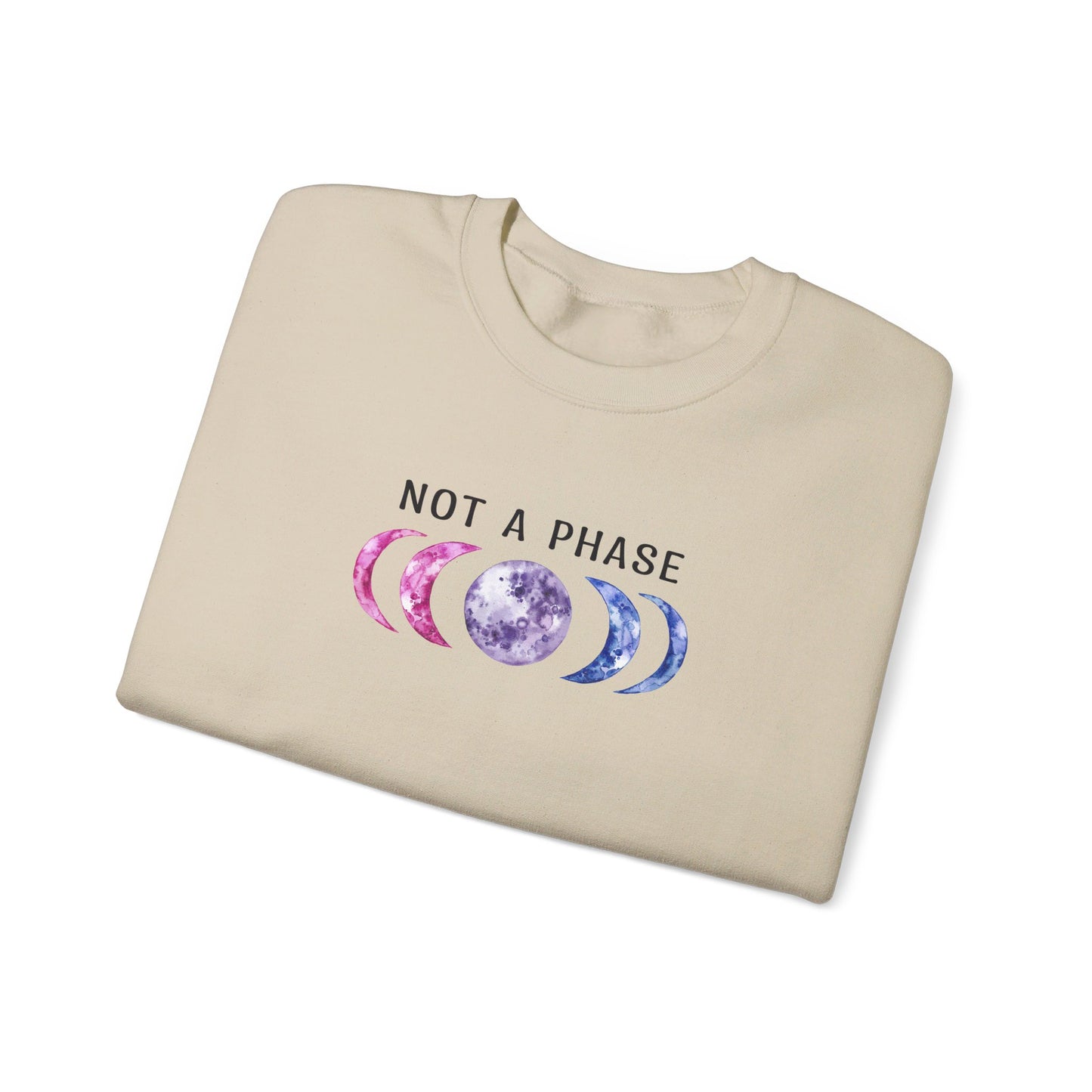 Bi Pride Not a Phase Bisexual LGBT Pride Sweatshirt