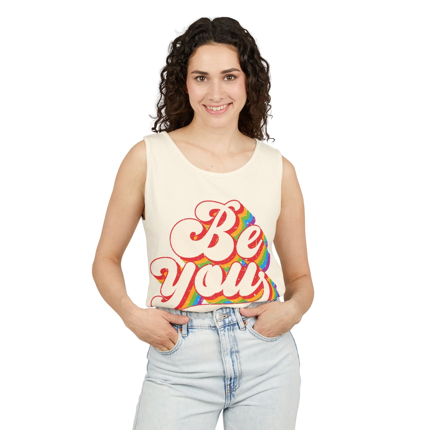 Be You Gay Pride Cotton Tank Top