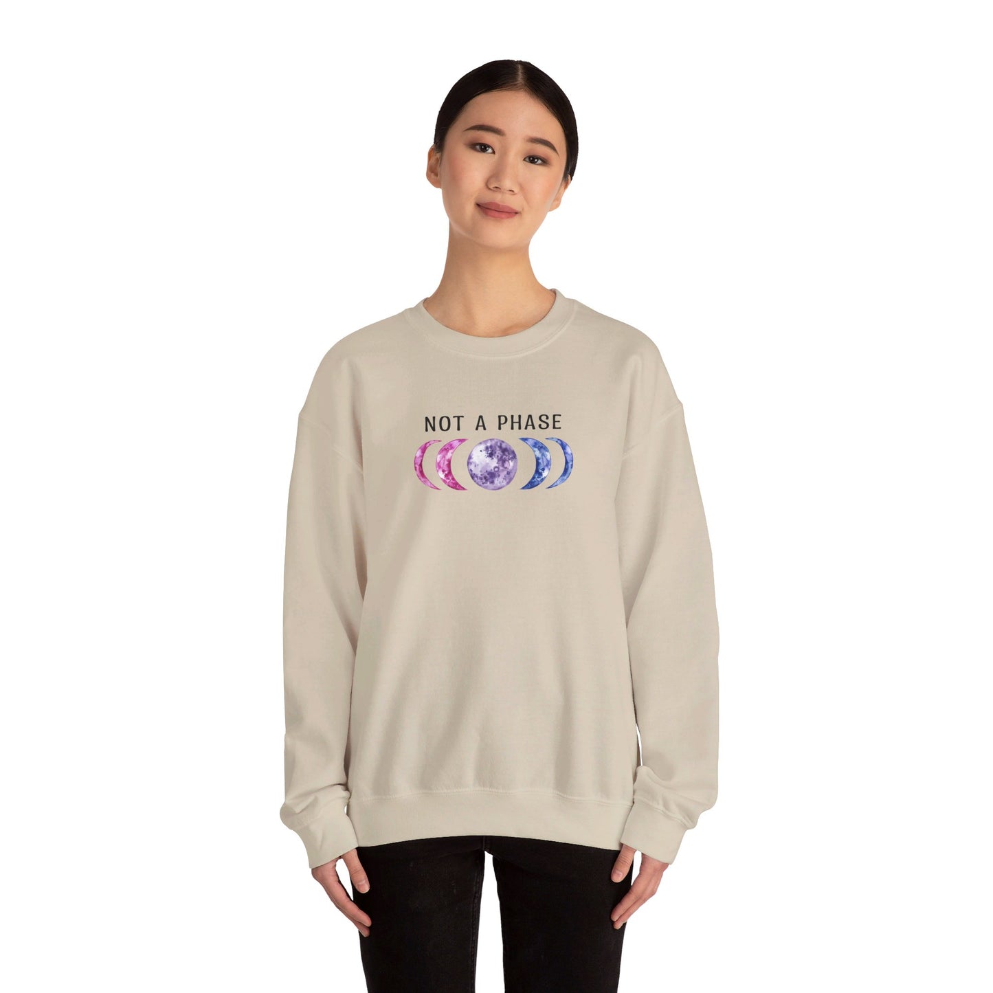 Bi Pride Not a Phase Bisexual LGBT Pride Sweatshirt