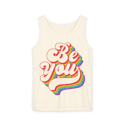 Be You Gay Pride Cotton Tank Top