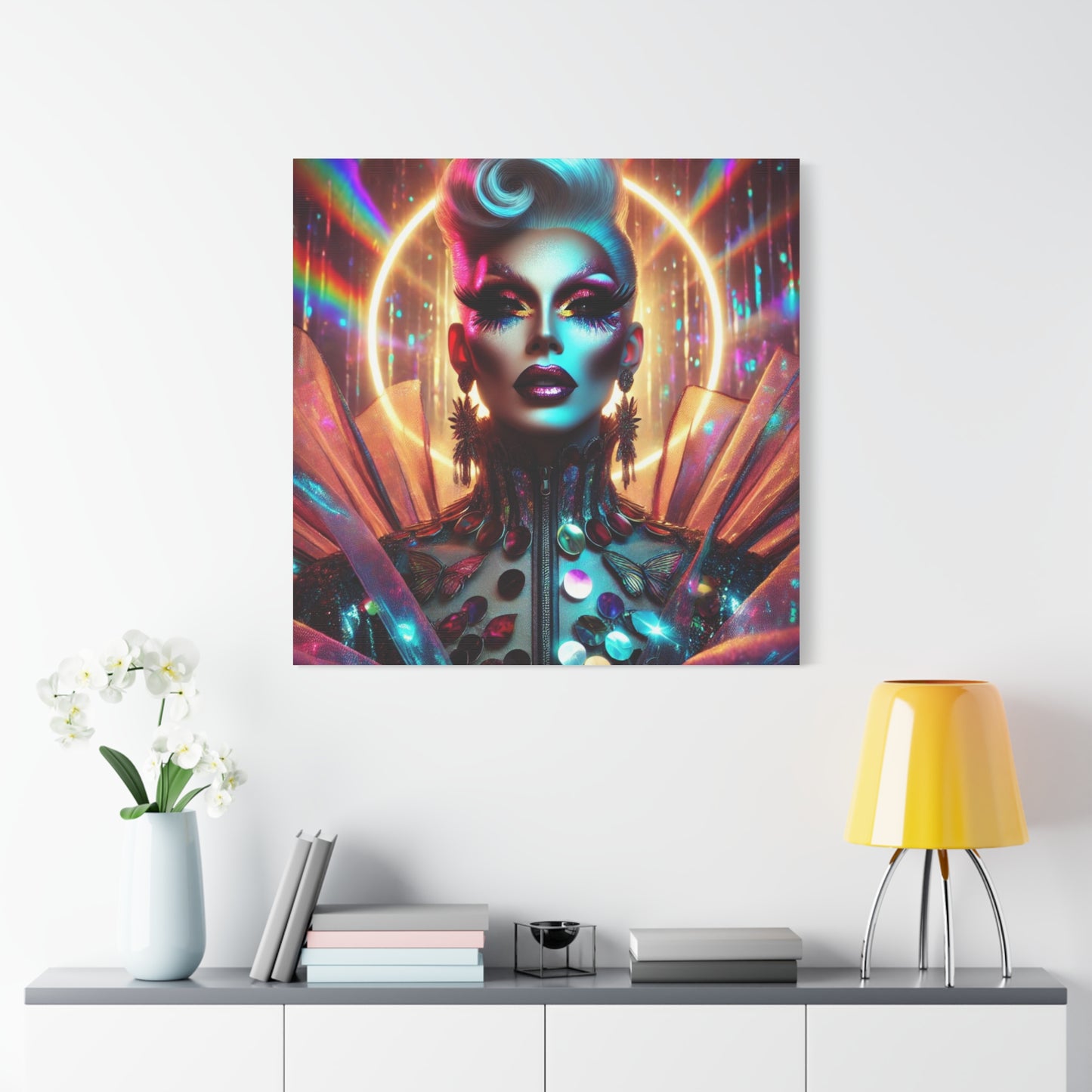 "House of Fierce Eleganza" Matte Canvas Print – 36 x 36