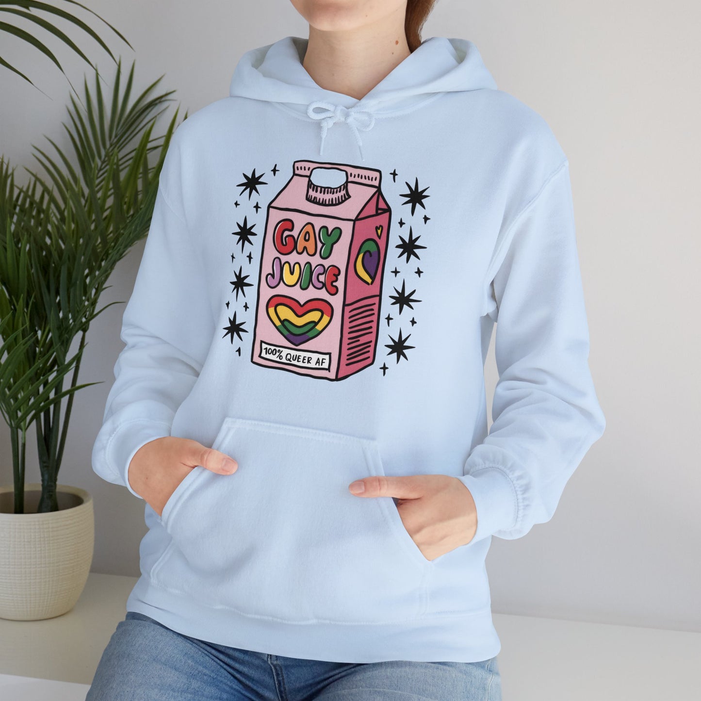 Gay Juice Pride Hooded Sweatshirt