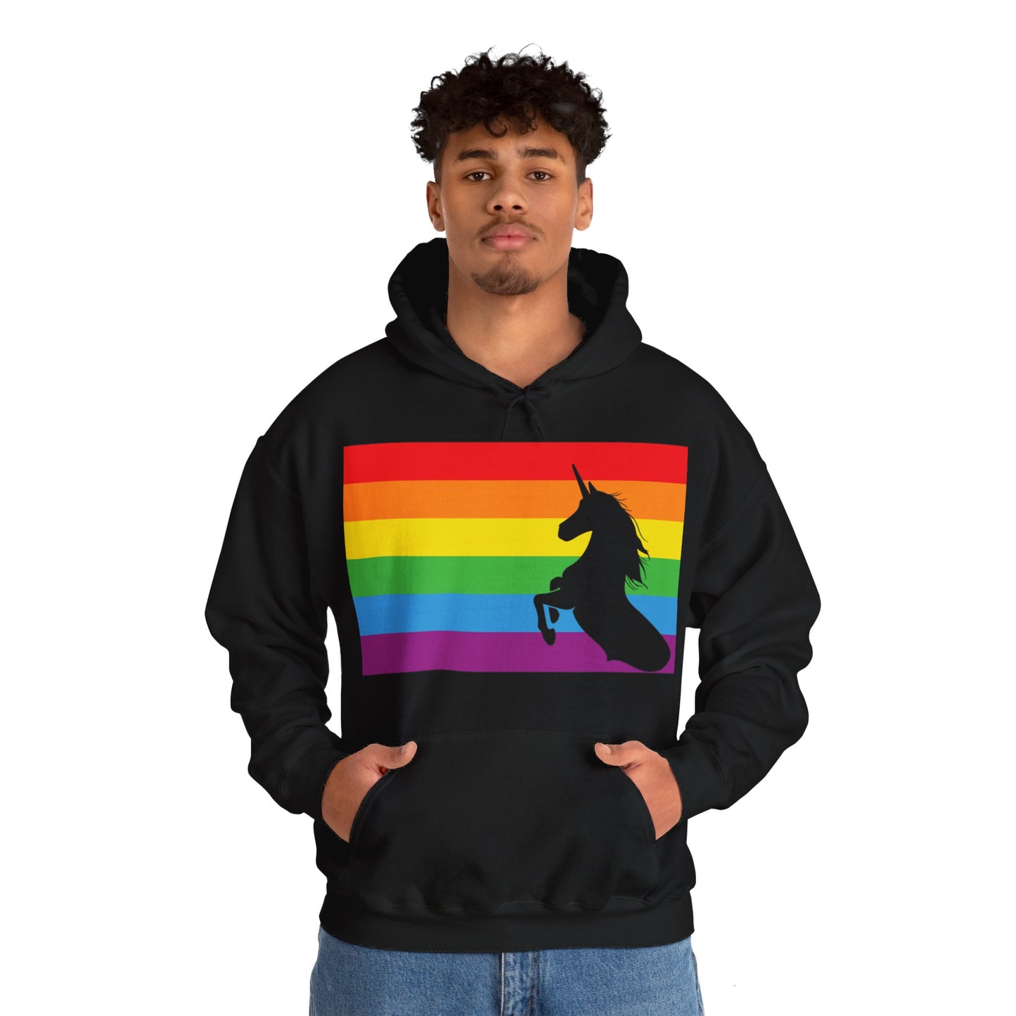 Pansexual Flag Unicorn Pan Pride LGBT Hoodie