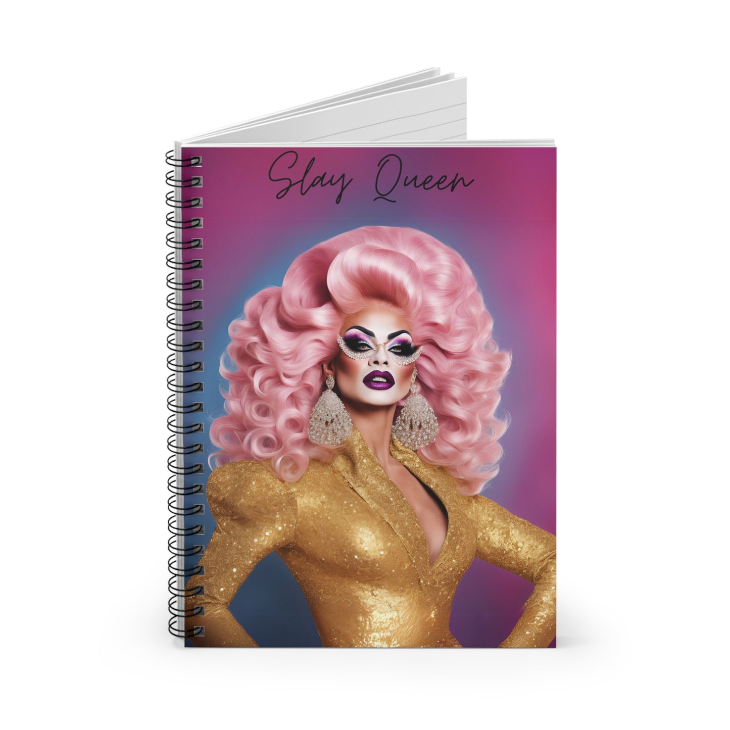 Drag Queen Spiral Notebook - Ruled Line