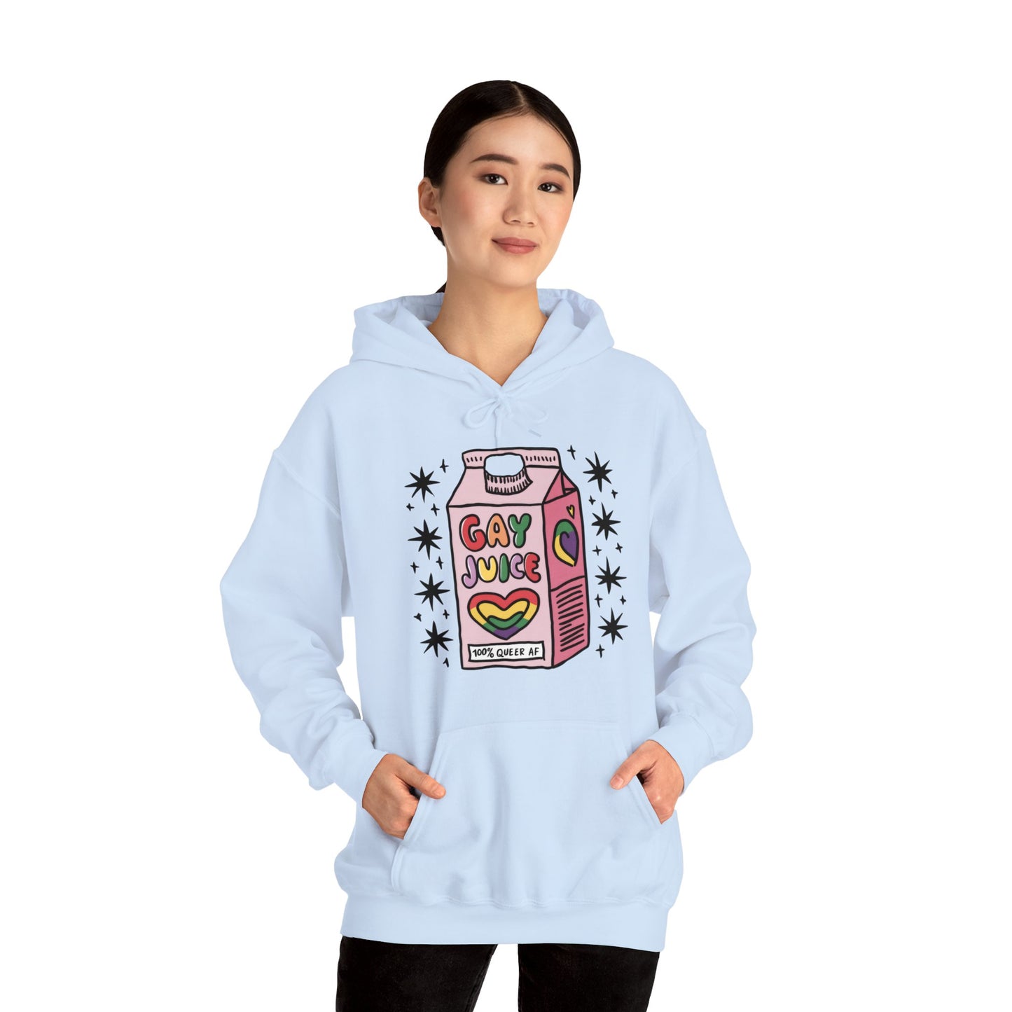 Gay Juice Pride Hooded Sweatshirt