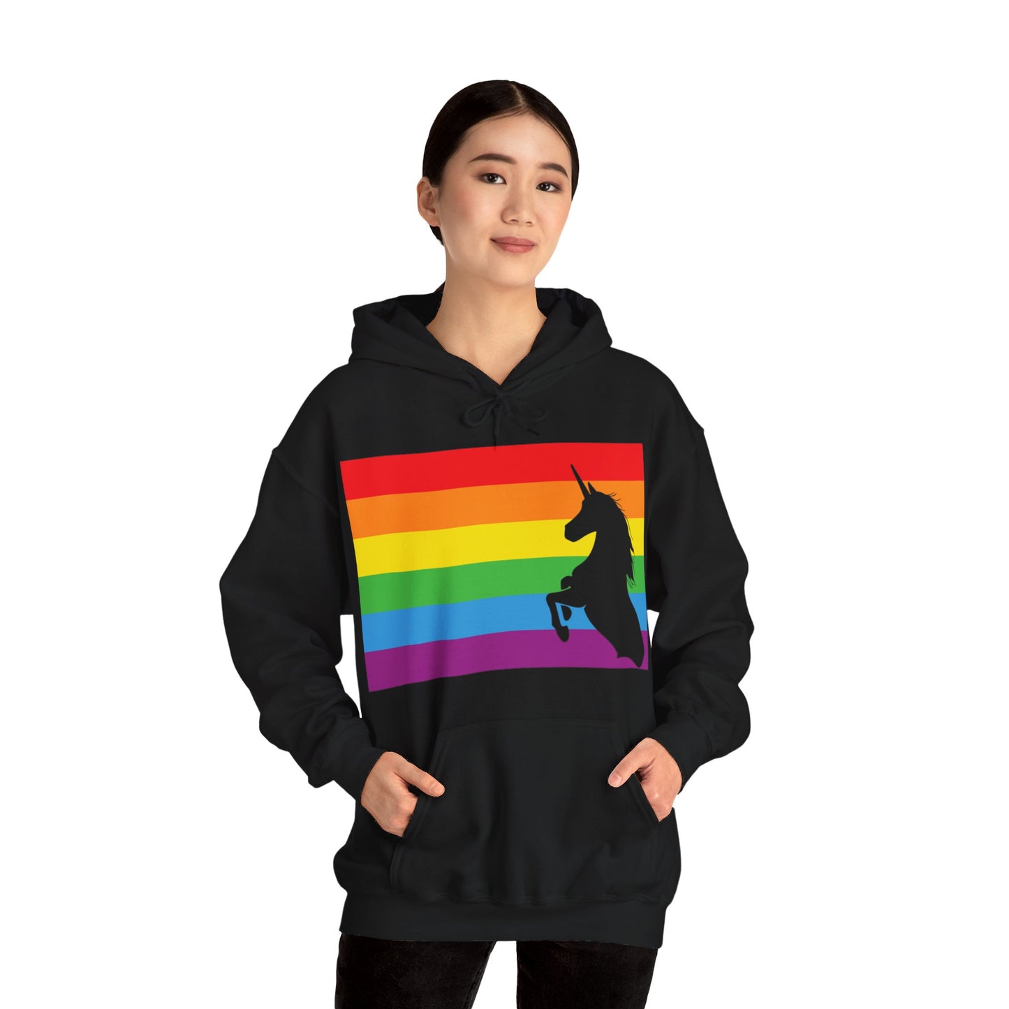 Pansexual Flag Unicorn Pan Pride LGBT Hoodie