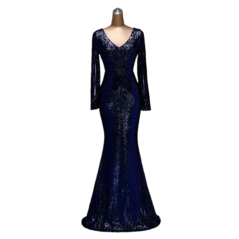 Fierce Sequin Fantasy Gown – Serve Glam in Every Color