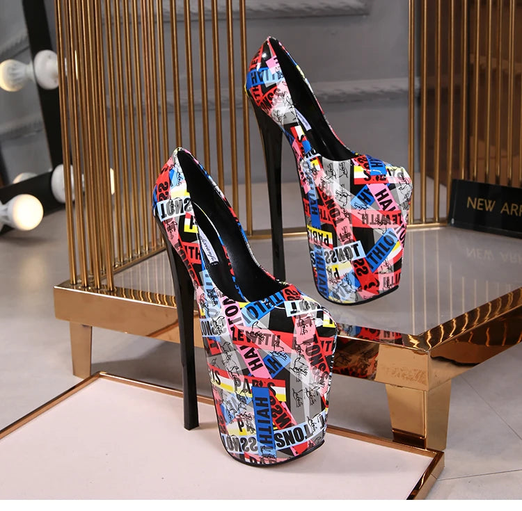 Fierce 22cm Stiletto Heels with 12cm Platform