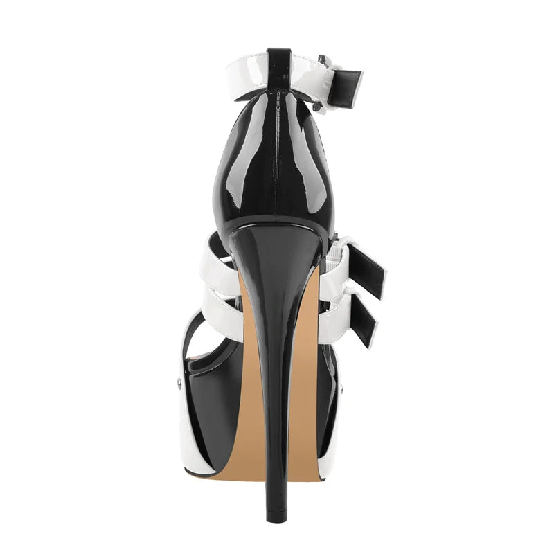 Strut Like You Mean It! Glamazon Stiletto Heel Platform Sandals