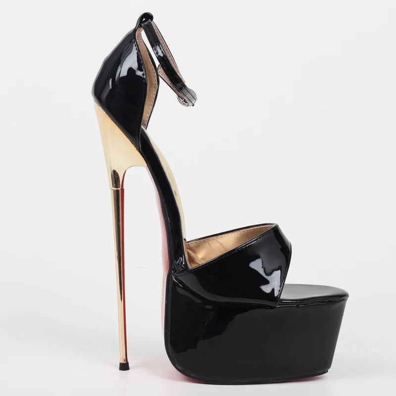 22CM Super High Heel Platform Sandals