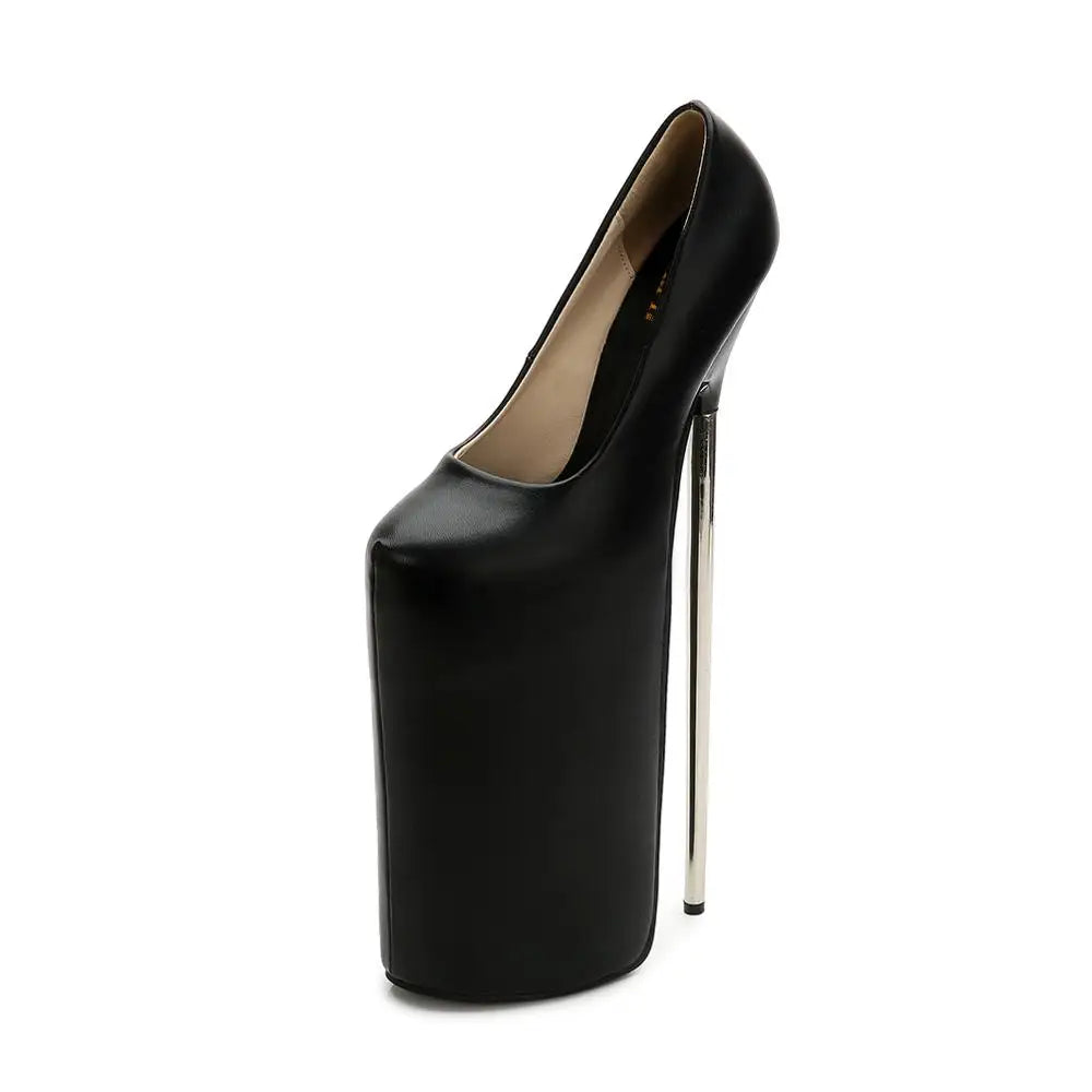 Sky-Tower Extreme Platform Heels – 30cm Metal Thin Heels