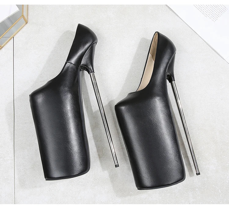 Sky-Tower Extreme Platform Heels – 30cm Metal Thin Heels