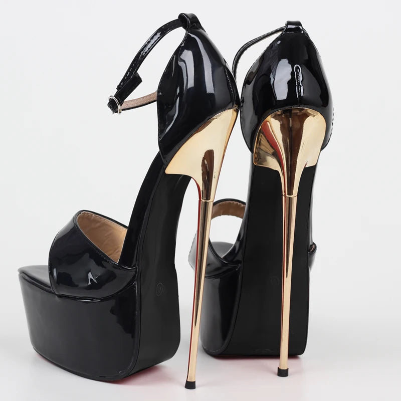 22CM Super High Heel Platform Sandals