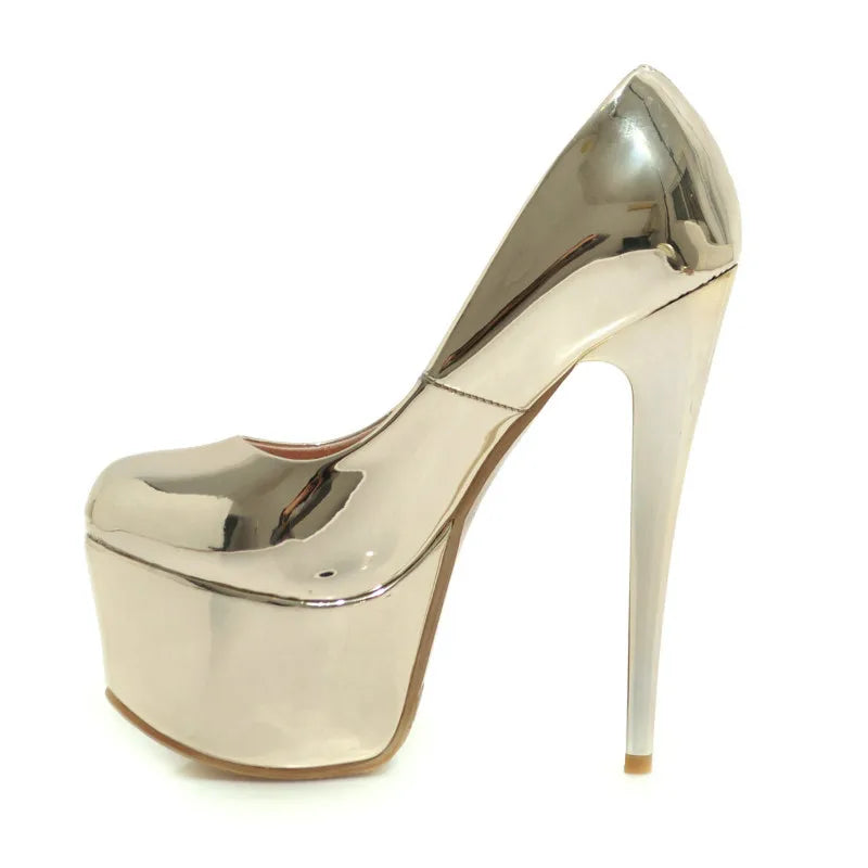 Strut into Fabulosity: Glamazon Heights 16cm Platform Heels for Ultimate Elegance!