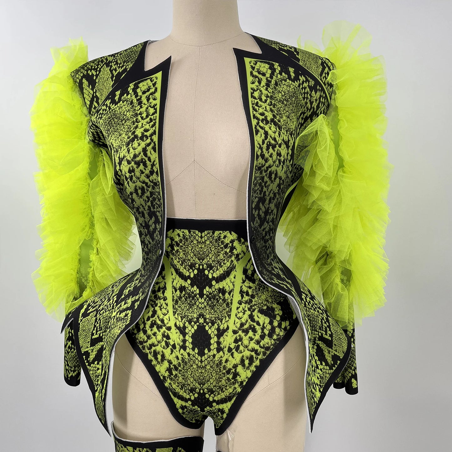 Green Snake Drag Queen Outfit