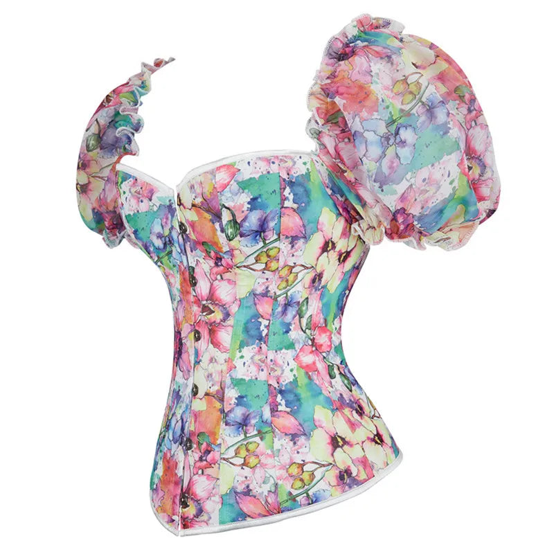 Spring Queen Floral Corset