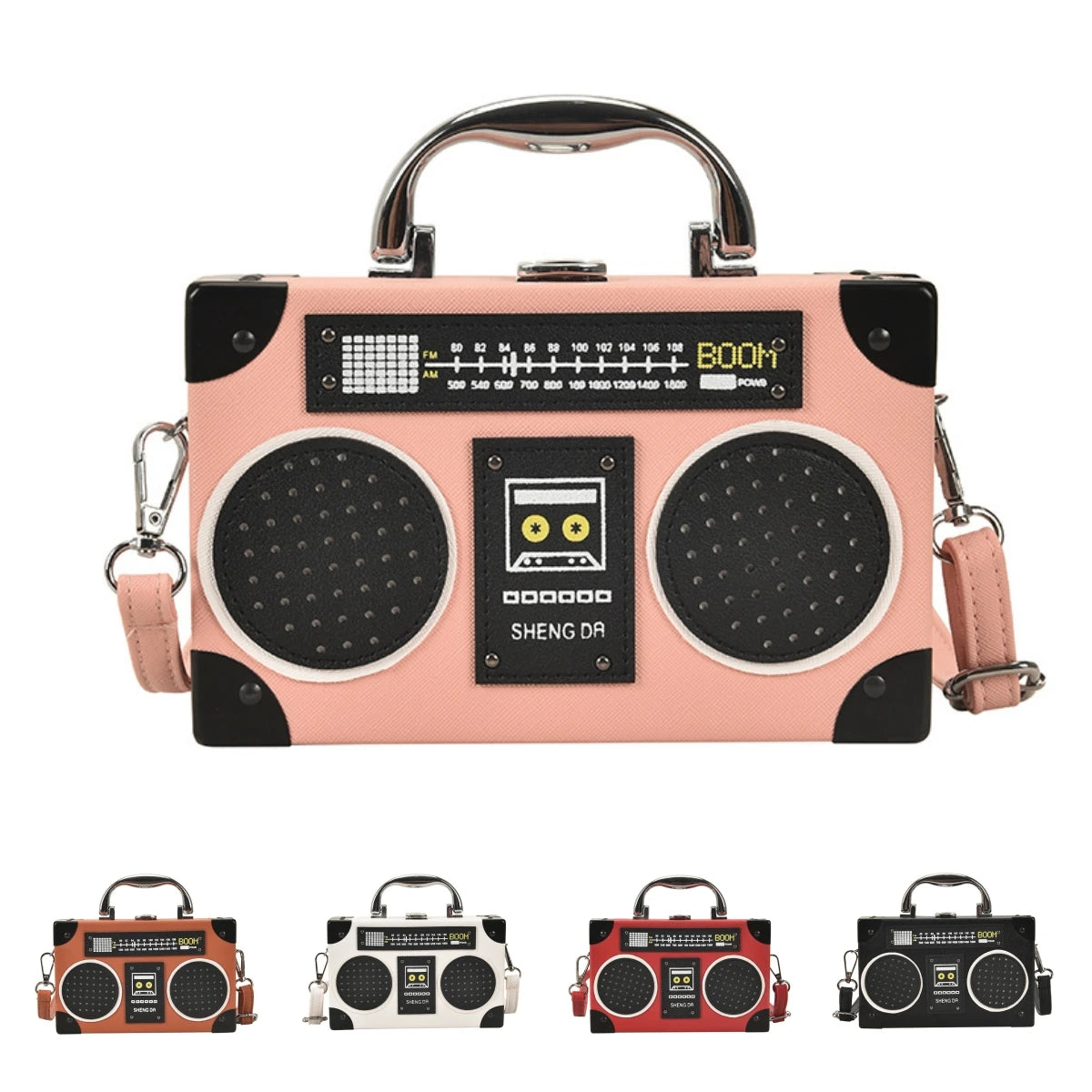 Nostalgia Boom Box Handbag