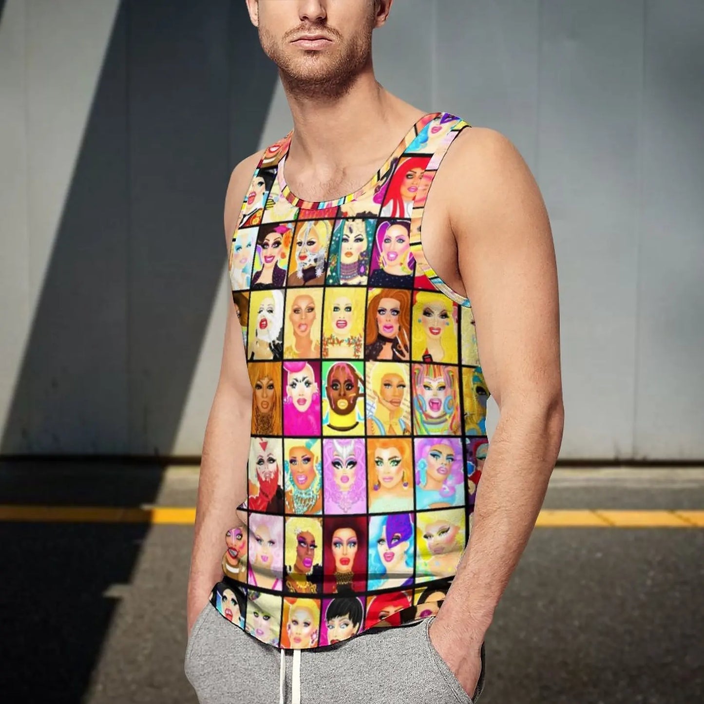 Life Is A Drag Queen Collage Tank Top