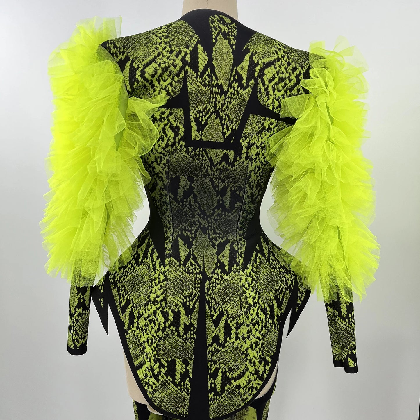 Green Snake Drag Queen Outfit