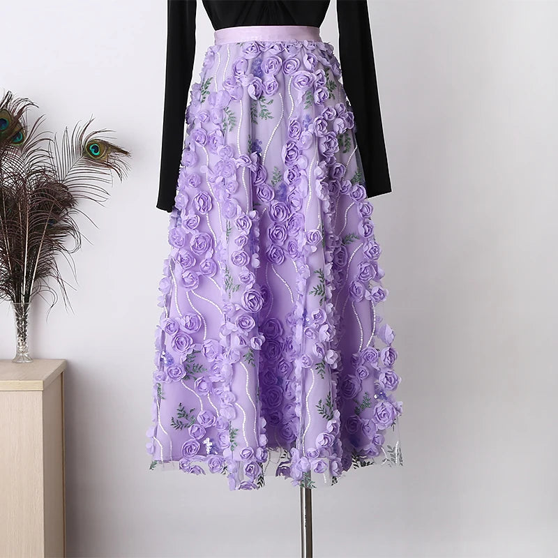 Lavender Drama Drag Queen Skirt