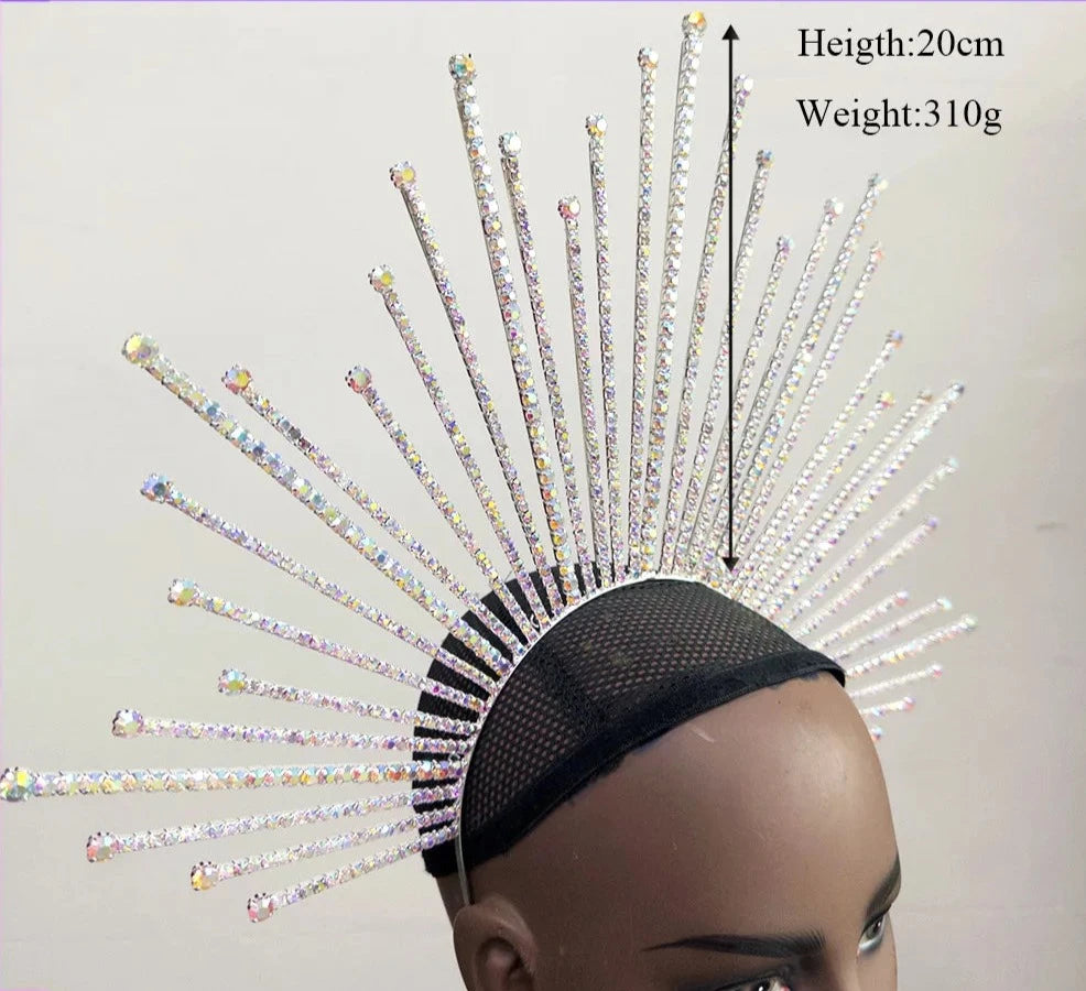 Drag Queen Rhinestone Headpiece