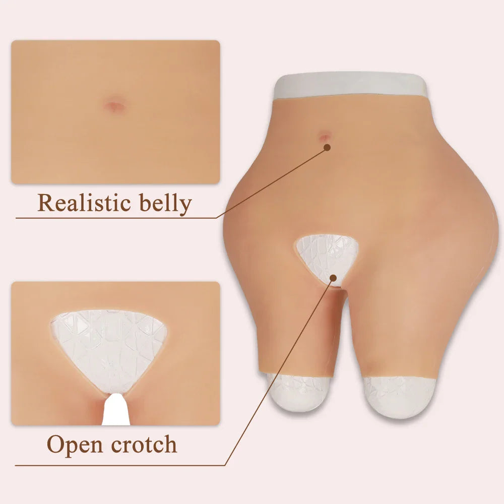 Realistic Silicone Hip and Butt Enhancer for Crossdressers and Drag Queens