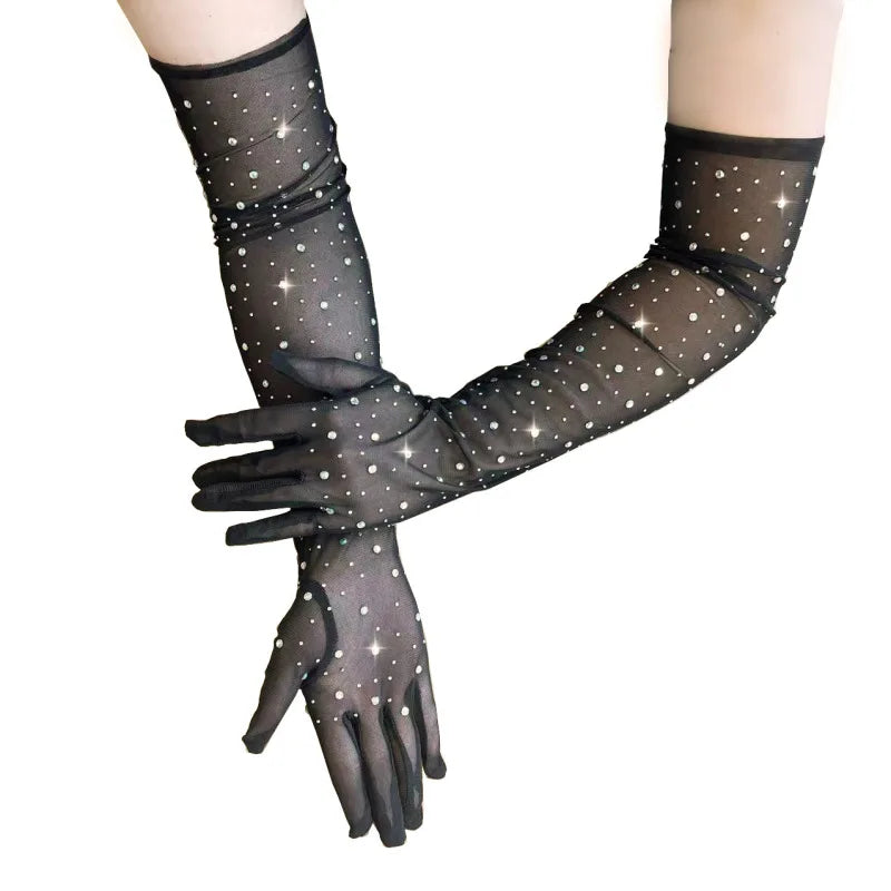 Shining Stars Mesh Gloves