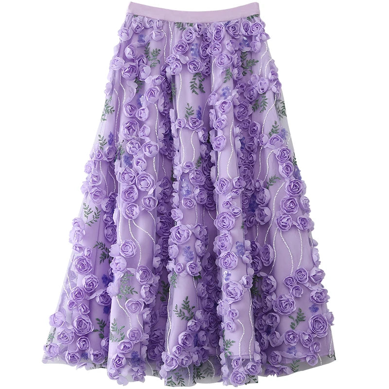 Lavender Drama Drag Queen Skirt