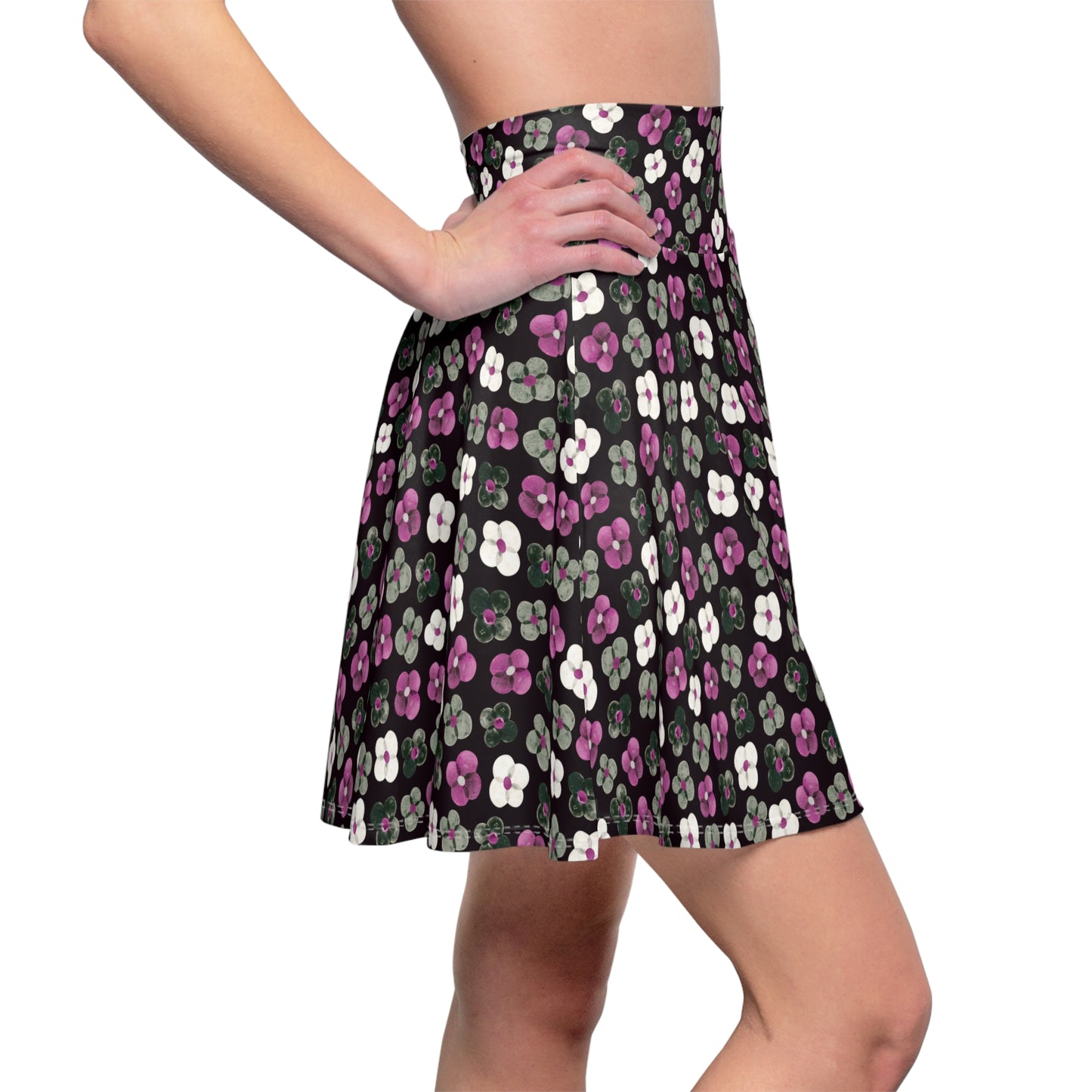 Asexual Pride Skater Skirt