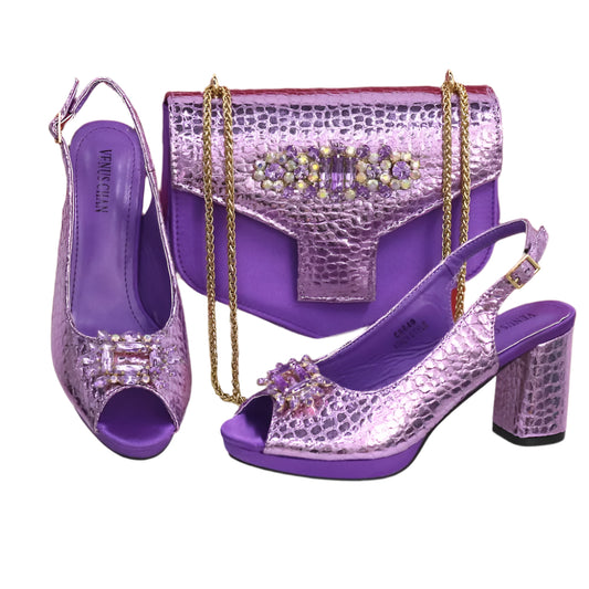 Pria Steen Shoes and Bag Set