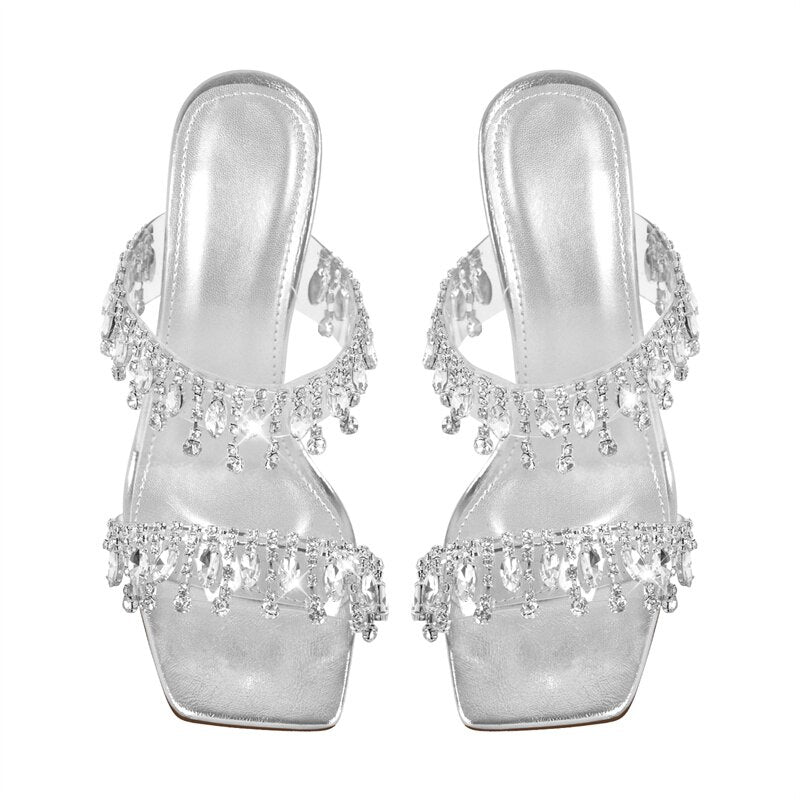 Ice Queen Rhinestone Sandals