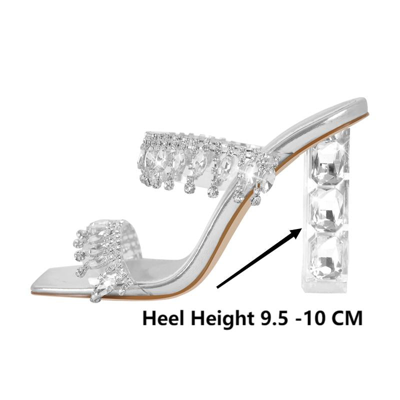 Ice Queen Rhinestone Sandals