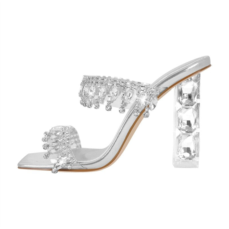 Ice Queen Rhinestone Sandals