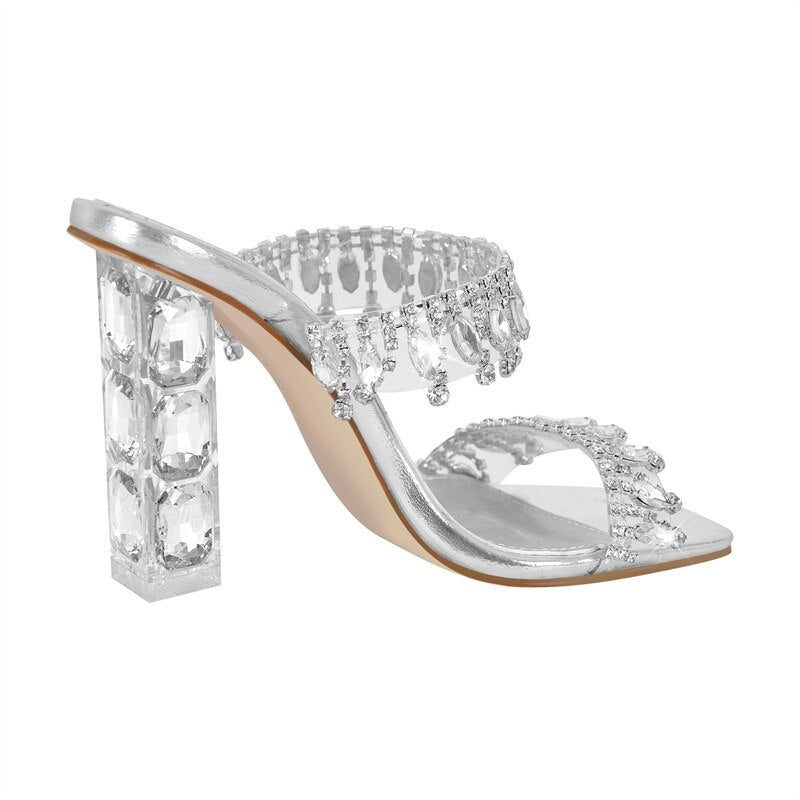 Ice Queen Rhinestone Sandals