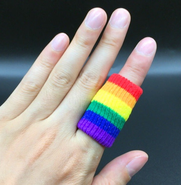 LGBT Gay Pride Rainbow Finger Cover