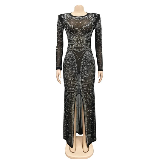 Divina Sheer Maxi Dress